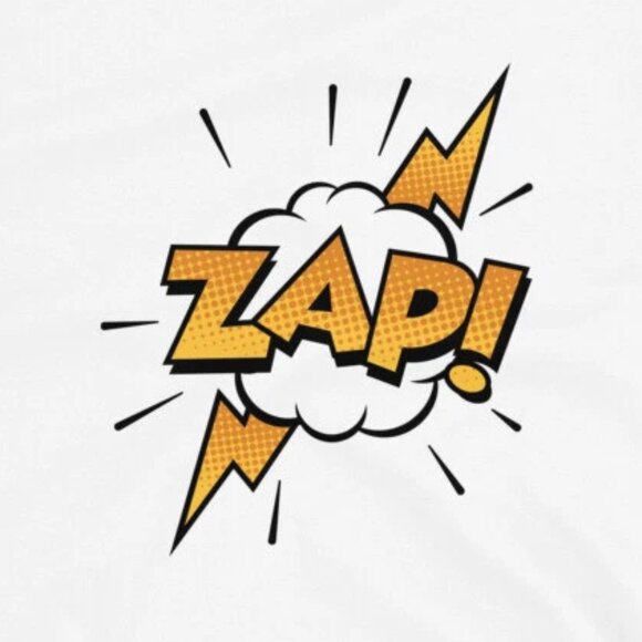 Zap Comic Superhero Cartoon T-Shirt 166 - Picture 2 of 5